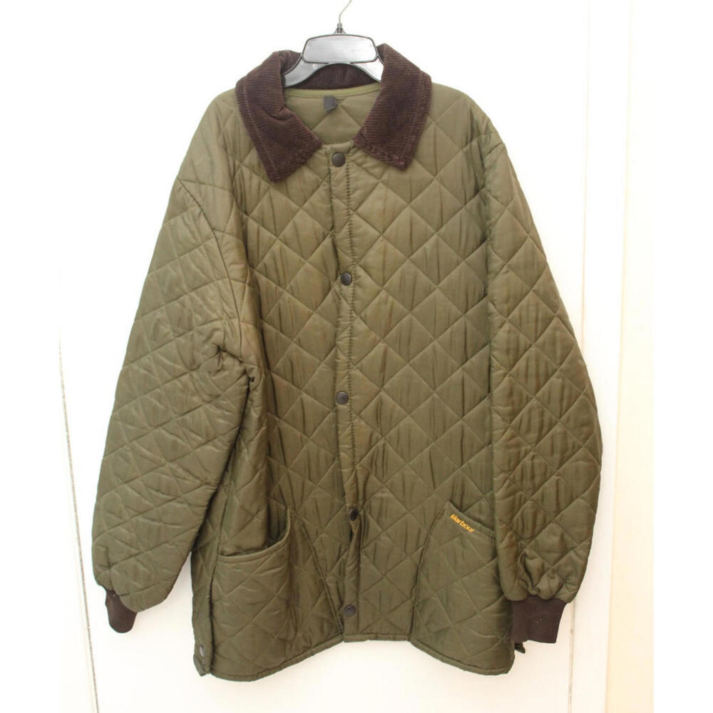 Barbour Liddesdale Quilted Jacket olive green Size M